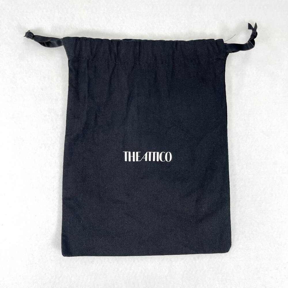 SOLD THE ATTICO 9" x 12" Authentic Black Dust Bag Drawstring Storage Cover
